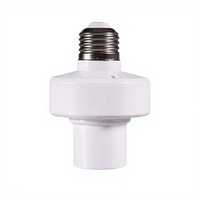 Lampu LED 220V dengan Remote Kontrol Nirkabel, Dudukan Lampu Model Sekrup Bahan PC, Soket E27, Dapat Diredupkan, Saklar Timer, Steker EU, Lampu Malam