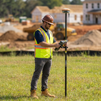 Chcnav 1.25-2.2 mètres pôle RTK en Fiber de carbone avec barres de prisme optique Huace Vision Instrument pièces et accessoires pour l'arpentage