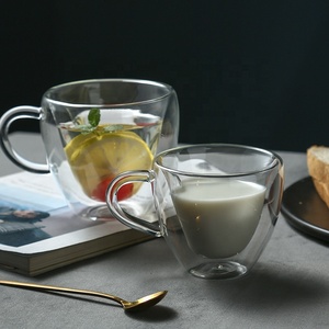 <span class=keywords><strong>Taza</strong></span> de cristal personalizada en forma de corazón <span class=keywords><strong>con</strong></span> asa <span class=keywords><strong>taza</strong></span> de cristal transparente resistente al calor para té <span class=keywords><strong>con</strong></span> leche, jugo y café - Product Image 6