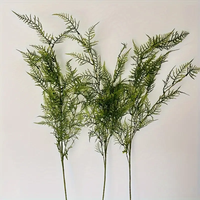 Plantes de fougère artificielles de 45.52 pouces verdure en plastique réaliste, décor de printemps pour le festival de mariage fête à la maison intérieur extérieur