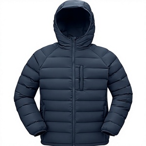 Trending Mens <b>Hooded</b> Puffer Coat Fast Delivery Blank Custom Logo Winter <b>Padded</b> <b>Jacket</b> - Product Image 1