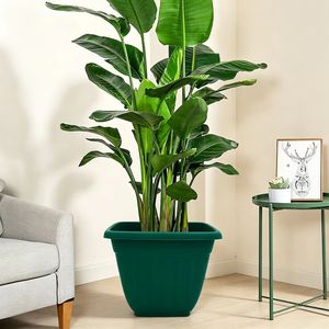 Pot de fleurs en plastique épaissi et respirant, style domestique général, pour jardinage à domicile, <span class=keywords><strong>plantes</strong></span> vertes - Product Image 1