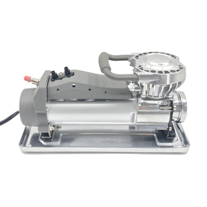 Moteur électrique sans engrenage Double batterie Pinces Buses gratuites Gonflage ultra-rapide Gonfleurs de pneus précis - Product Image 4