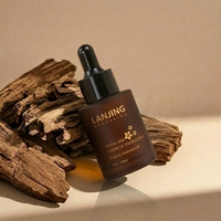 En stock, emballage de flacon pour soins de la peau, flacon pompe en verre ambré de 1 oz, flacon pour sérum, huile, crème, lotion, conteneur cosmétique avec distributeur, 30 ml