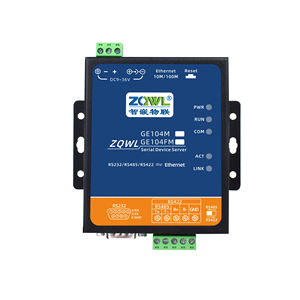 ZQWL-GE104FM Industrial IoT <span class=keywords><strong>Gateway</strong></span> Serial Device <span class=keywords><strong>Server</strong></span> 1-Port RS-232/485/422 zu Modbus TCP/MQTT Edge Computing und Isolation - Product Image 2