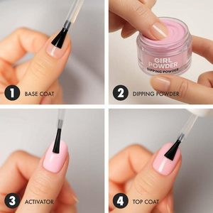 Poudre à tremper pour ongles MOYOU LONDON, qualité salon, manucures résistantes et durables, pas besoin de lampe UV, résistante aux éclats, 3 semaines, facile à faire soi-même - Product Image 3