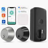 Kunci Pintu Pintar Tuya WiFi Bluetooth Tanpa Kunci, Kunci Elektronik dengan Kontrol Jarak Jauh via Aplikasi untuk Rumah, Apartemen, Airbnb