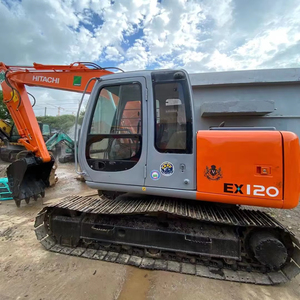 รถขุดมือสองราคาถูก Hitachi EX120 รถขุดไฮดรอลิกพร้อมเครื่องยนต์ Hitachi แท้ - Product Image 1