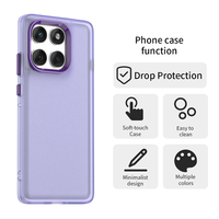 Coque de téléphone mate résistante aux chutes et aux rayures, avec boutons indépendants et protection de l'objectif surélevée pour Motorola G56/G86/Edge 60 Fusion/G35