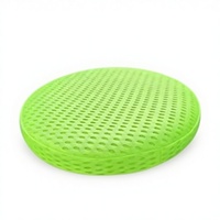 Coussin de siège circulaire en TPE respirant, amovible, lavable, anti-acariens pour chaise de bureau et maison