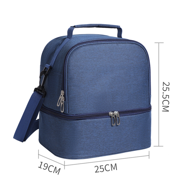 .Sac de rangement bleu caché pour maman et bébé - 25*19*25,5 cm