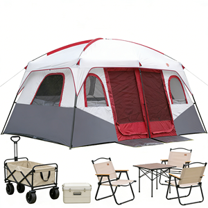 Casa <span class=keywords><strong>da</strong></span> Spiaggia Pop-up Oversize con Camera <span class=keywords><strong>da</strong></span> Letto e Ampia <span class=keywords><strong>Veranda</strong></span> <span class=keywords><strong>per</strong></span> Vivere all'Aperto e Intrattenersi - Product Image 1