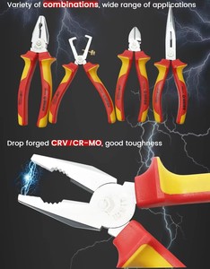 Juego <span class=keywords><strong>de</strong></span> Herramientas Aisladas Maxpower VDE Profesional para Trabajos Finos, 15 Piezas, Destornilladores, Alicates <span class=keywords><strong>de</strong></span> Plástico, Llave Inglesa, 1000V, para Electricistas - Product Image 5