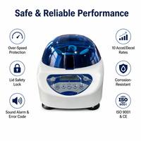 Centrifugeuse de laboratoire compacte CE ISO TD4B à faible vitesse avec moteur sans balais, écran LCD, rotors multi-angles et faible bruit
