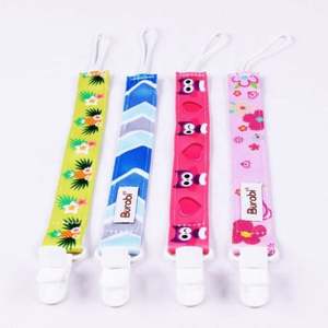 Cadena de silicona personalizada al por mayor para sujetar chupetes de bebé, clip para chupete, cordón, productos y suministros para alimentación de bebés - Product Image 6