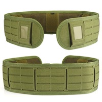 Ceinture de combat tactique avec rembourrage MOLLE, coussin de soutien lombaire, équipement de chasse, de paintball et de tir en extérieur