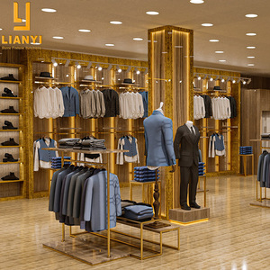 Lothing Saudo Men UIT Tore nterior eSign Old end IGH-end Wall helf Clothes iisplay ttand - Product Image 3