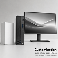 Zhaoxin KX U6780A 8 Core 2.7GHz Output Stabil Desktop Kantor 16GB RAM 512GB NVME SSD 8L Casing Ringkas Dilengkapi Layar Tampilan