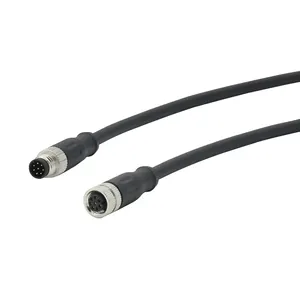 M8 Connector Een Code Mannelijke Vrouwelijke 3 4 5 6 8 Pin Kabel M8 IP67 Waterdichte Sensor Ronde Connector Kabel