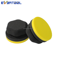 EVERTOOL Applicateur en mousse mini 4 pouces, support de polissage manuel, éponge de polissage premium pour le cirage de voiture