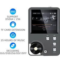 Lecteur de musique portable MP3 professionnel haute fidélité pour voiture, qualité Master, sans perte, prend en charge APE, écran TF, plus de 20 heures d'autonomie de la batterie