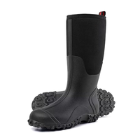 Vente en gros de bottes de pluie de chasse en caoutchouc de camouflage en néoprène imperméable de haute qualité fabriquées en Chine pour hommes