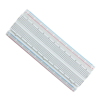 Módulo de alimentación para protoboard MB102 de 3.3V/5V + Protoboard MB-102 de 830 puntos para kit Arduino + 65 cables de puente al por mayor