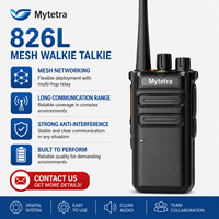 Radio numérique bidirectionnelle LoRa MYT 826L en maille, longue portée, anti-interférence, relais multi-sauts, audio clair pour le travail d'équipe