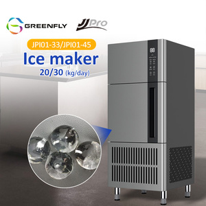 2025 máquina de hielo redonda comercial máquina de hacer hielo redonda transparente - Product Image 3