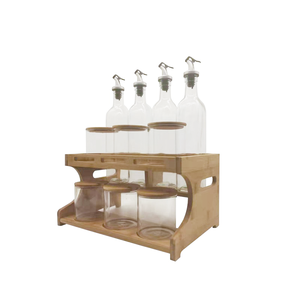 New Kitchen Tools Spice Storage Bottle Seasoning Box glass bottle factory price Mumu