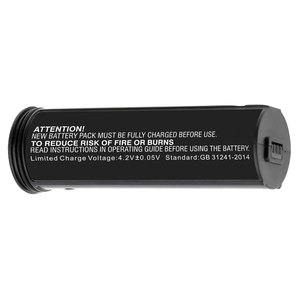 แบตเตอรี่แบบชาร์จได้ 3.7V 3400mAh ลิเธียมไอออน ใช้แทนกันได้กับ Tingen PL79161 Pulsar APS 3 FXQ Digex Thermion XP50 - Product Image 2