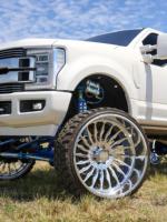Jantes de voiture tout-terrain à déport profond 22 24 26 28 30 pouces en alliage d'aluminium forgé, roues personnalisées de rechange pour pick-up Ford