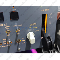 Best-seller FENIX320 Joysticks 3D contrôleurs de jeu Airbus Cockpit panneaux éclairage train d'atterrissage Console pour parcs d'aventure