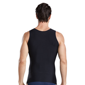 Vente en gros hommes perte de poids chemise <span class=keywords><strong>ventre</strong></span> taille Shapewear amincissant Compression gilet de sécurité Body Shaper réduisant la graisse du <span class=keywords><strong>ventre</strong></span> - Product Image 3