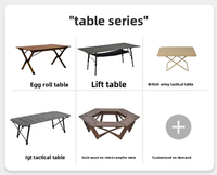 Table de camping tactique IGT personnalisée Zhejiang en alliage d'aluminium multifonctionnelle légère et portable