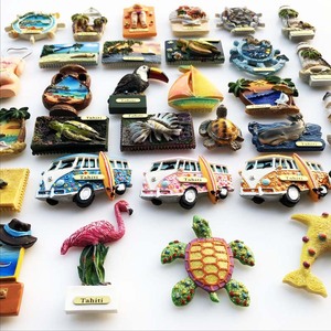 Français Tahiti Touriste Souvenir Résine Peint Artisanat Force Magnétique Réfrigérateur Réfrigérateur Aimants Décoration de La Maison - Product Image 3