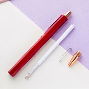 Hexagonal Metal Ballpoint <b>Pen</b> with Customized logo Office Stationery Gift <b>Pen</b> Advertising Metal <b>Pen</b> Wholesale - Product Image 4