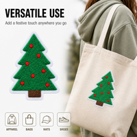 Nouveauté 2026 : Patch brodé personnalisé en tissu chenille écologique pour sacs et textiles de maison – à coudre ou thermocollant