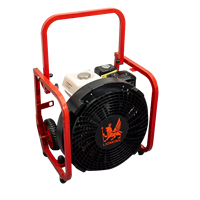 Ventilateur axial électrique antidéflagrant portable série 1450 tr/min 220V/380V OEM/ODM personnalisable pour évacuation incendie