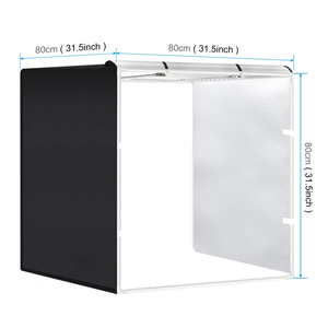 Buen <span class=keywords><strong>precio</strong></span> PULUZ 80X80 cm Softbox plegable caja de luz estudio fotográfico cajas de fotografía LED foto iluminación estudio tienda de tiro - Product Image 1