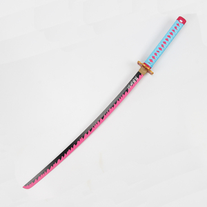 Épée Nichirin de Kanroji <span class=keywords><strong>Mitsuri</strong></span>, <span class=keywords><strong>katana</strong></span> japonaise en bambou - Product Image 6