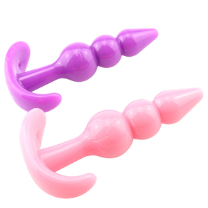 Estimulador <span class=keywords><strong>Anal</strong></span> largo de silicona con tres cuentas para hombres y mujeres y tapón <span class=keywords><strong>Anal</strong></span> Gay <span class=keywords><strong>Tapon</strong></span> <span class=keywords><strong>Anal</strong></span> - Product Image 2