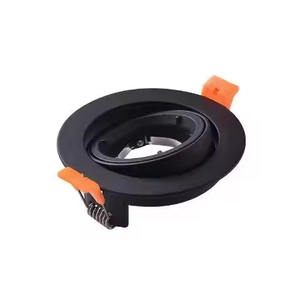 Plafonnier LED tout aluminium <span class=keywords><strong>GU10</strong></span> 3W 5W 7W 9W Kit de cadre de downlight encastré avec garniture noire blanche pour usage domestique - Product Image 2