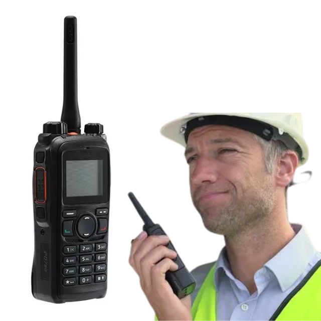 DMR IP68 Waterproof Handheld Walkie Talkie Global Long Range 5W Safe Power VHF UHF Wireless GPS Function Digital 50km