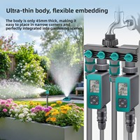 Contrôleur de minuterie d'irrigation numérique intelligent d'usine d'origine, minuterie de pompe à eau d'irrigation automatique, minuteries d'arrosage de jardin et de pelouse