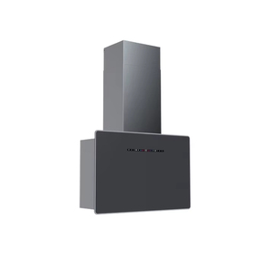 <span class=keywords><strong>Hotte</strong></span> de cuisine inclinée grise moderne pour usage quotidien, anti-traces de doigts et cheminée en maille d'aluminium pour cuisine - Product Image 3