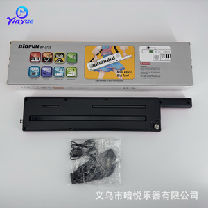 คีย์บอร์ดอิเล็กทรอนิกส์ 37 คีย์ ยี่ห้อ Yinyue พร้อมพอร์ต USB และช่องเสียบเสียง ใช้พลังงานจากแบตเตอรี่ สำหรับวัยรุ่น สีแดงและสีขาว - Product Image 3