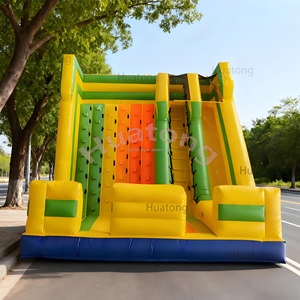 남여 공용 등산 도전 풍선 장애물 탄력 슬라이드 등반 벽 점프 바운서와 풍선 성 - Product Image 1