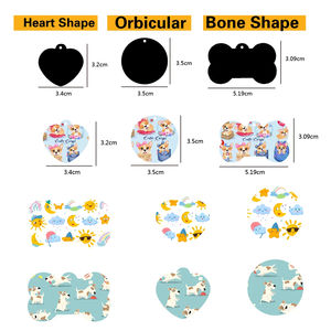 Personal isierte Erkennungs marken UV-Druck Name Adresse Telefon Deutscher Schäferhund Hund ID Tag Benutzer definiert - Product Image 2