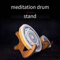 Removable Stream Water Drum Support Wooden Frame Wooden Tabletop Therapeutic Support Display Stand Creative Frame Wholesale